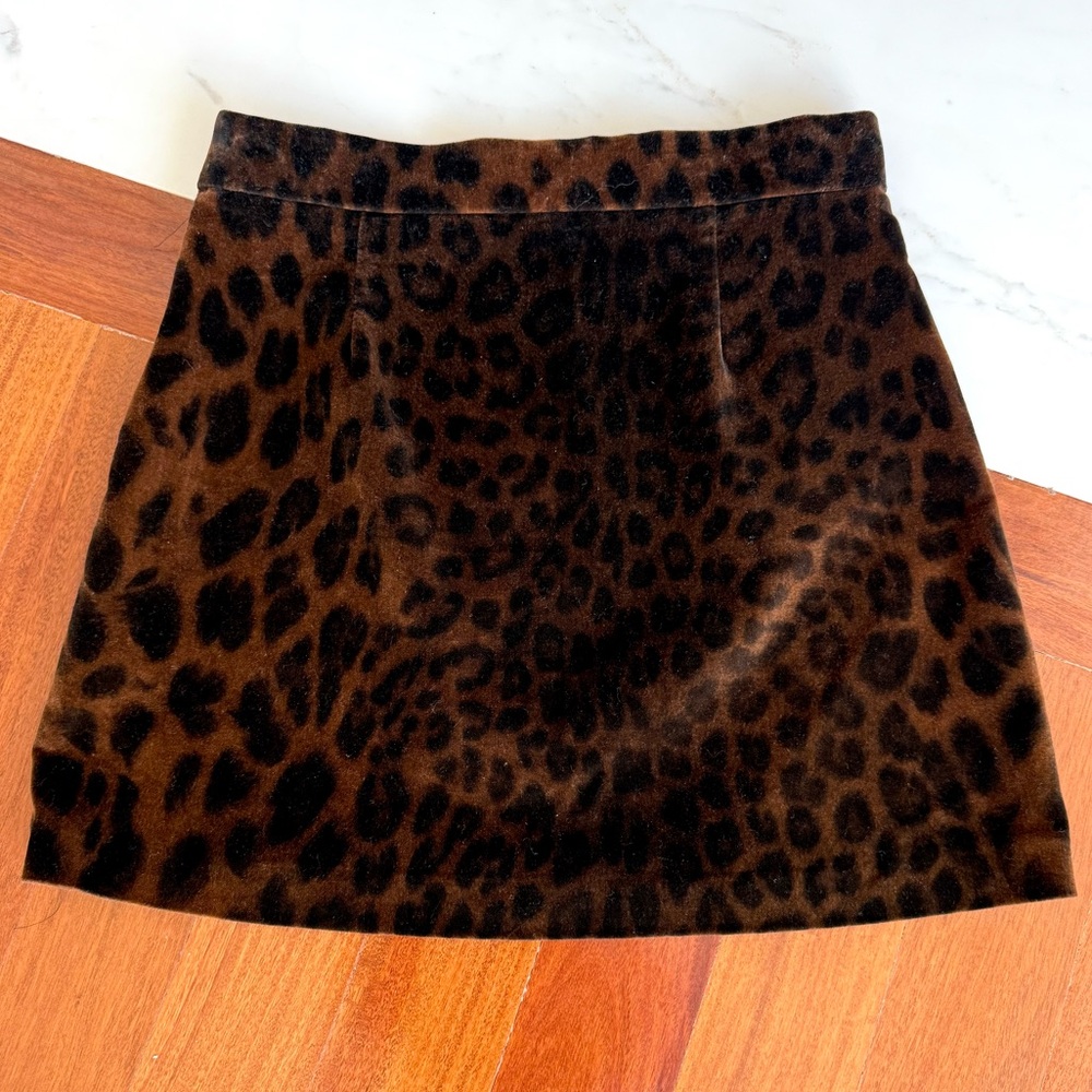 ZARA WOMENS Mini Pencil Skirt
CHEETAH LEOPARD ANIMAL PRINT
 Brown / Black Size M